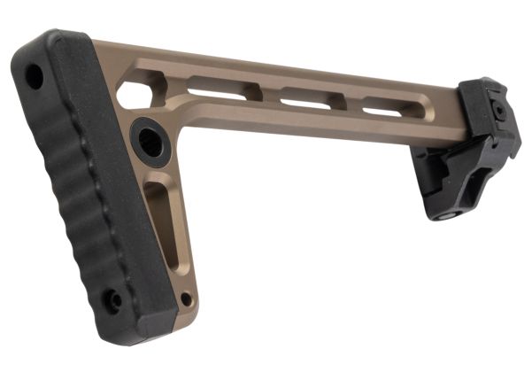 Airsoft Artisan MCXスタイル ミニフォールディングストック M1913 20mmレイル用 - DE