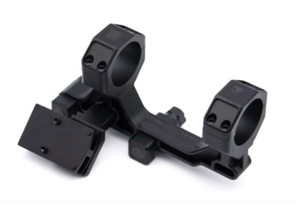 Airsoft Artisan BOスタイル 30mm モジュラースコープマウント ミルスペック 1913レイルシステム用 (RMRアダプターー、ブラック)