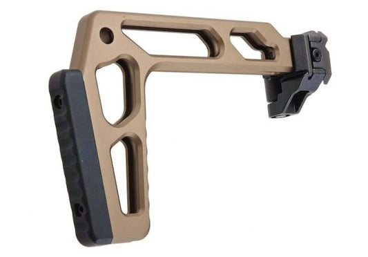 Airsoft Artisan ショートフォールディングスタイルストック SIG Sauer MCX / M1913 20mmレイル用 (DE)