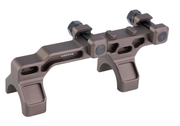 Airsoft Artisan BOスタイル 30mm モジュラーマウント ミルスペック 1913レイル用 (高さ1.7インチ、DE)