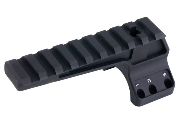 Airsoft Artisan BOスタイル ワンアクセサリー / 装備品(そうびひん)リングキャップ レイル/RMRアダプターー付き AA-PART-22/AA-PAART-31用 (BK)