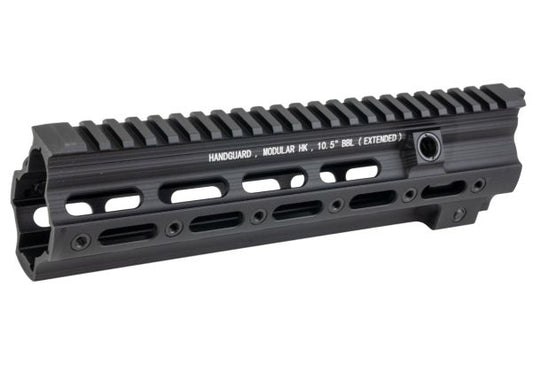 Airsoft ArtisanGスタイルSMRハンドガードレイル（Umarex VFC / WE 416 AEG / GBB / PTW用）（10.5インチ、ブラック）