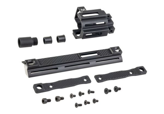 Airsoft Artisan PMスタイル M-Lok フロントセットキット（WE / VFC SCAR GBB / AEGシリーズ用） - ブラック