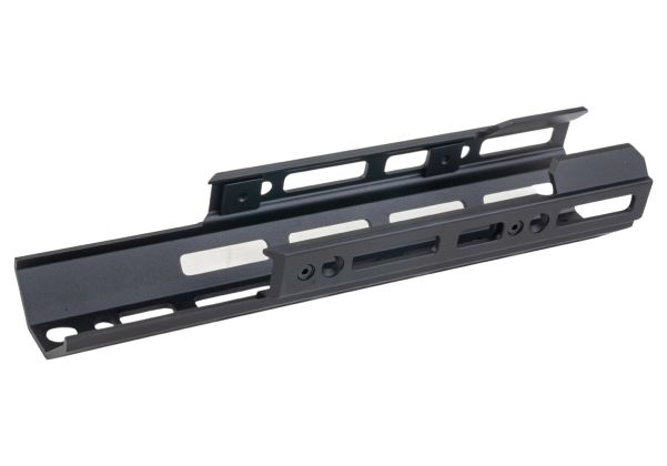 Airsoft Artisan ショートM-Lokハンドガードレイル Tokyo MaruiSCAR / Gun Modify SCAR L GBBシリーズ用 - ブラック