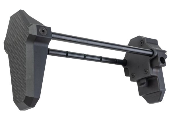 Airsoft Artisan用6ポジション伸縮ストック（Modify SCAR L GBB用） - ブラック