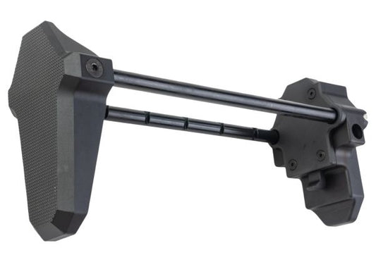 Airsoft Artisan用6ポジション伸縮ストック（Modify SCAR L GBB用） - ブラック