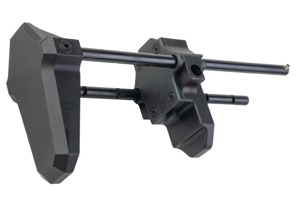 Airsoft Artisan用6ポジション伸縮ストック（Modify SCAR L GBB用） - ブラック