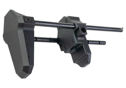 Airsoft Artisan用6ポジション伸縮ストック（Modify SCAR L GBB用） - ブラック