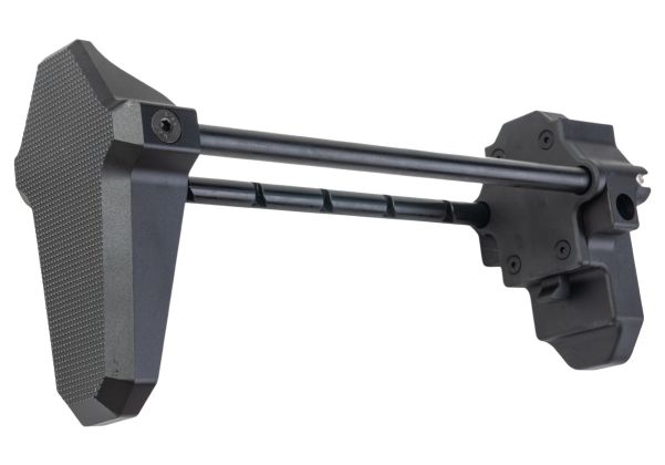 Airsoft Artisan 6ポジション伸縮式ストック（WE/VFC SCAR GBB & AEGシリーズ用） - ブラック