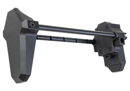 Airsoft Artisan 6ポジション伸縮式ストック（WE/VFC SCAR GBB & AEGシリーズ用） - ブラック