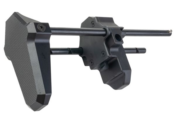 Airsoft Artisan 6ポジション伸縮式ストック（WE/VFC SCAR GBB & AEGシリーズ用） - ブラック