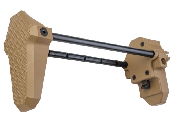 Airsoft Artisan 6ポジション伸縮式ストック（WE/VFC SCAR GBB & AEGシリーズ用） - DE