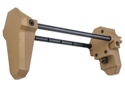 Airsoft Artisan 6ポジション伸縮式ストック（WE/VFC SCAR GBB & AEGシリーズ用） - DE