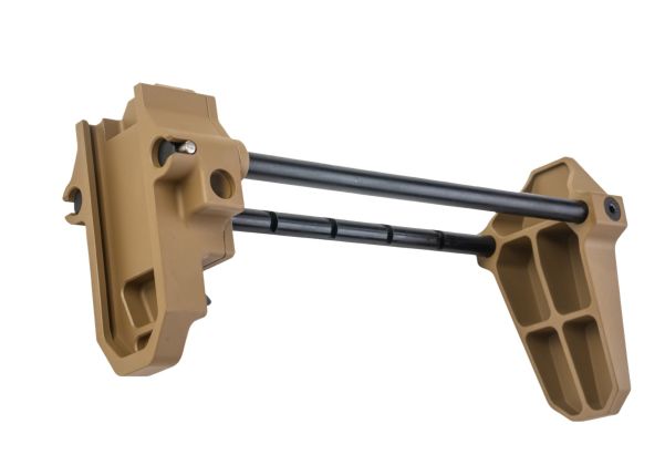 Airsoft Artisan 6ポジション伸縮式ストック（WE/VFC SCAR GBB & AEGシリーズ用） - DE