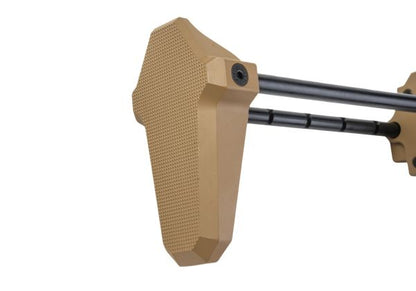 Airsoft Artisan 6ポジション伸縮式ストック（WE/VFC SCAR GBB & AEGシリーズ用） - DE