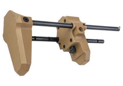 Airsoft Artisan 6ポジション伸縮式ストック（WE/VFC SCAR GBB & AEGシリーズ用） - DE