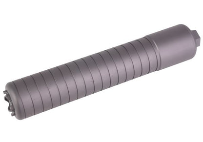 Airsoft Artisan SRD762TI スタイル ダミーサイレンサー (9.3インチ、14mm 逆スクリュー)