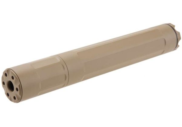 Airsoft Artisan SFスタイル ライダー 9mm / .45スタイル ダミーサイレンサー (14mm CCW, DE)