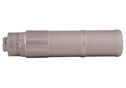 Airsoft Artisan CGSスタイル ダミーサイレンサー（14mm逆スクリュー、チタングレー）