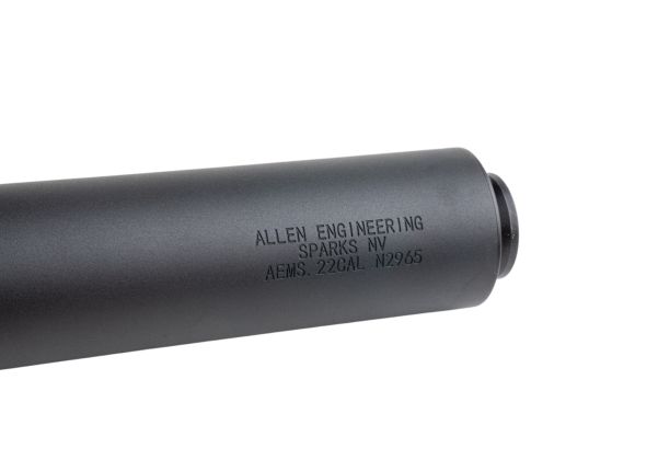 Airsoft Artisan QDサイレンサー（OTBフラッシュハイダー付き）-ブラック（14mm逆ネジ）
