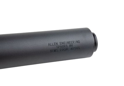 Airsoft Artisan QDサイレンサー（OTBフラッシュハイダー付き）-ブラック（14mm逆ネジ）
