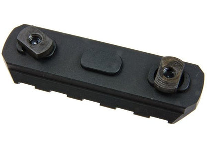 ACTION ARMY CNC ピカティニーレイル (長さ: 60mm) M-LOKセクション用 - ブラック