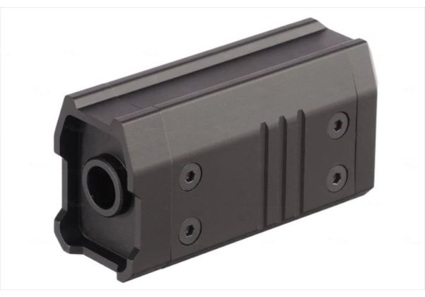 ACTION ARMY AAP01 / AAP01C GBB バレルエクステンション (70mm、ブラック)
