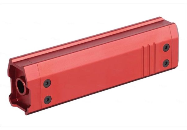 ACTION ARMY AAP01 / AAP01C GBB バレルエクステンション (130mm、赤)