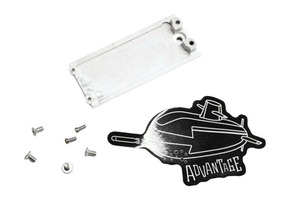 Advantage Airsoft RWA P320 ピースキーパー GBBスライドアクロアダプターープレート - 銀(ぎん)