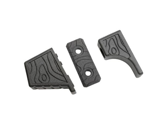 Advantage Airsoft コンターラインスタイル Mlok ハンドストップキット - ブラック