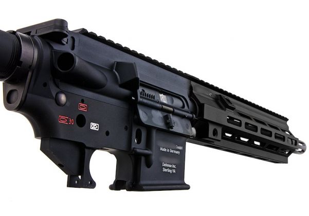 ANGRY GUN 416 GEN 2 MWS 変換キット、MK15 M-LOK ブラックレール付き