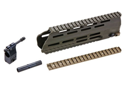 ANGRY GUN L85A3 M-LOK コンバージョンキット - G&G AEG バージョン - セラコート OD グリーン