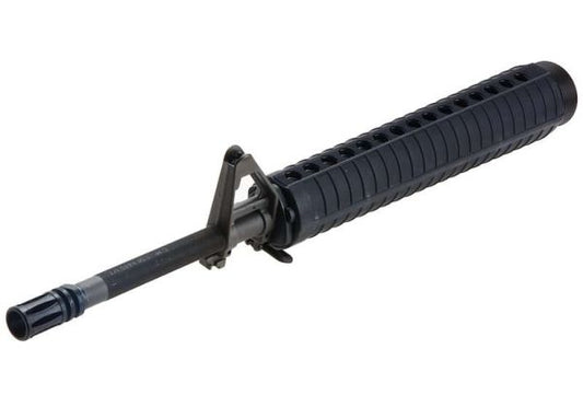 Angry Gun Tokyo Marui M16A2 MWS GBBR エアソフトガン フロントセット 20インチアウターバレル付き (スチール、ブラック)