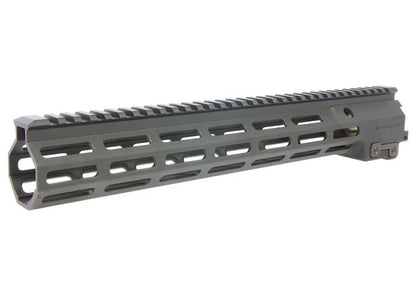 Angry Gun MK16 ハンドガード Gen 2 (Mlok 13.5インチ、Sopmod Block III、アルミニウム / アルミ) - ブラック