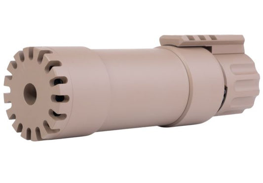 Angry Gun KWA MP9 / KSC TP9 コンパクサプレッサー - トレーサーバージョン (FDE w/ AG トレーサーシステム - フレイムエフェクト)