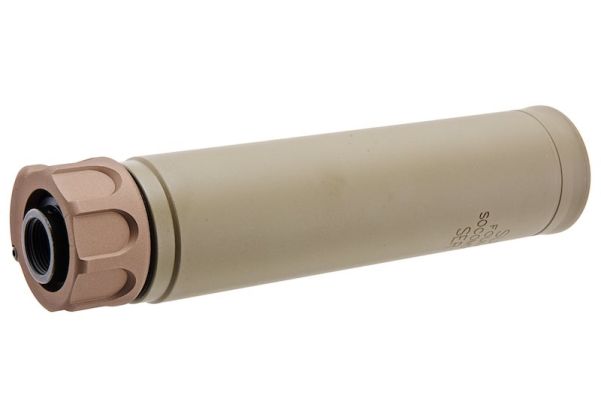 ANGRY GUN SOCOM556 RC3 ダミーサイレンサー フラッシュハイダー付き (14MM CCW、FDE)