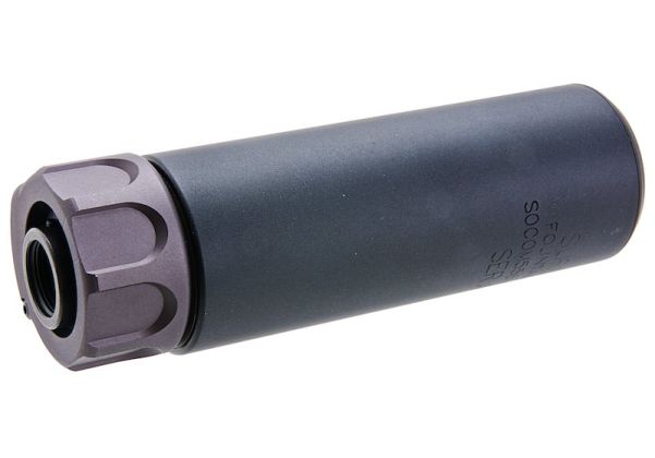 ANGRY GUN SOCOM556 ミニダミーサイレンサー フラッシュハイダー付き (14MM CCW、BK)