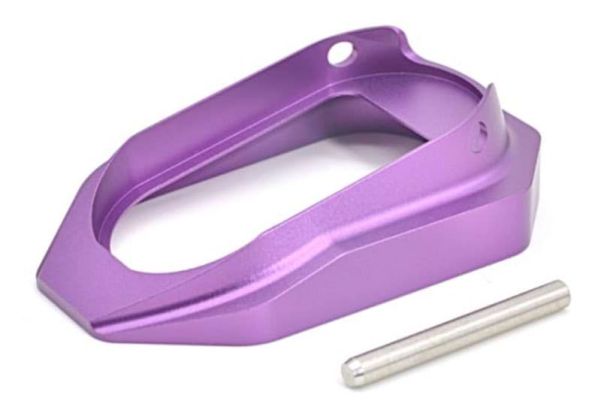 AIP Tokyo Marui HI-CAPA GBB エアソフト GUNDAM マグウェル (タイプ 2、アルミ、紫)