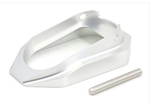 AIP Tokyo Marui HI-CAPA GBB エアソフト GUNDAM マグウェル (タイプ 2、アルミ、銀(ぎん))