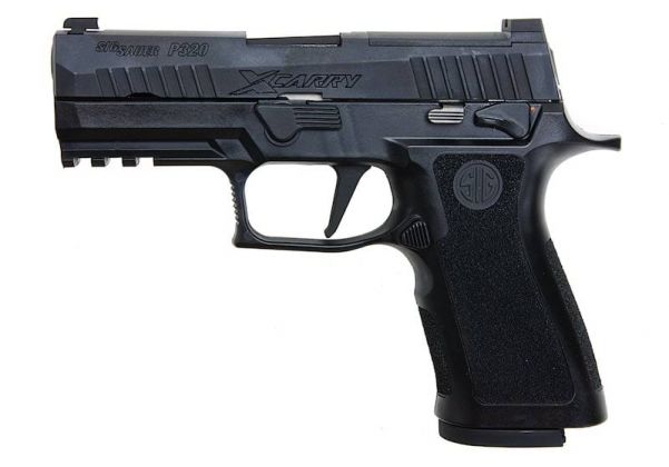 SIG SAUER P320 XCARRY グリーン ガス エアソフト ピストル - ブラック (SIG AIR & VFC 製) - 6MM