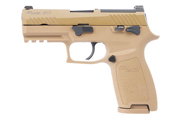 SIG ザウアー M18 P320 グリーン ガス エアソフト ピストル - タン (SIG AIR & VFC 製) - 6MM