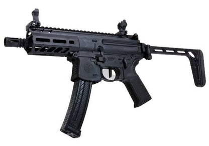 SIG SAUER MPX-K スポーツライン エアソフト AEG ライフル (SIG AIR & KING ARMS 製) - ブラック