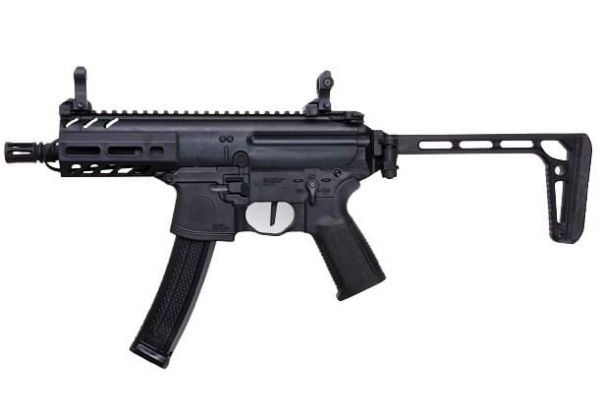 SIG SAUER MPX-K スポーツライン エアソフト AEG ライフル (SIG AIR & KING ARMS 製) - ブラック