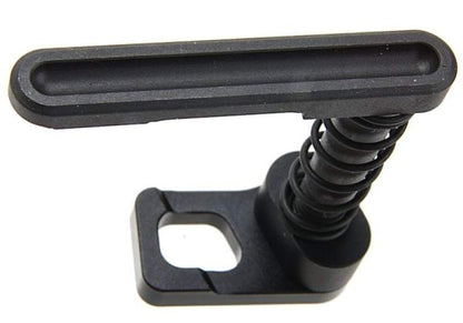 Alpha Parts Systema PTW マガジンキャッチセット (タイプB、CNCスチール) - ブラック