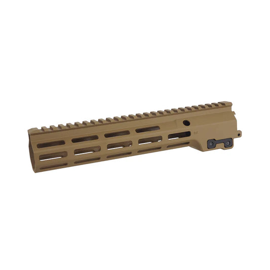 APS ミルスペック M-Lok 10.5 タクティカルハンドガード M4 エアソフトガン用 (EE118 / EE119)-ちゃいろ
