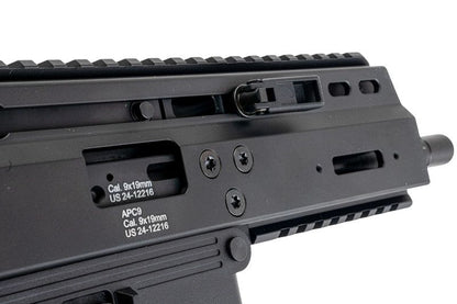 Archwick B&TライセンスAPC9 PRO GBBエアソフトSMG - ブラック