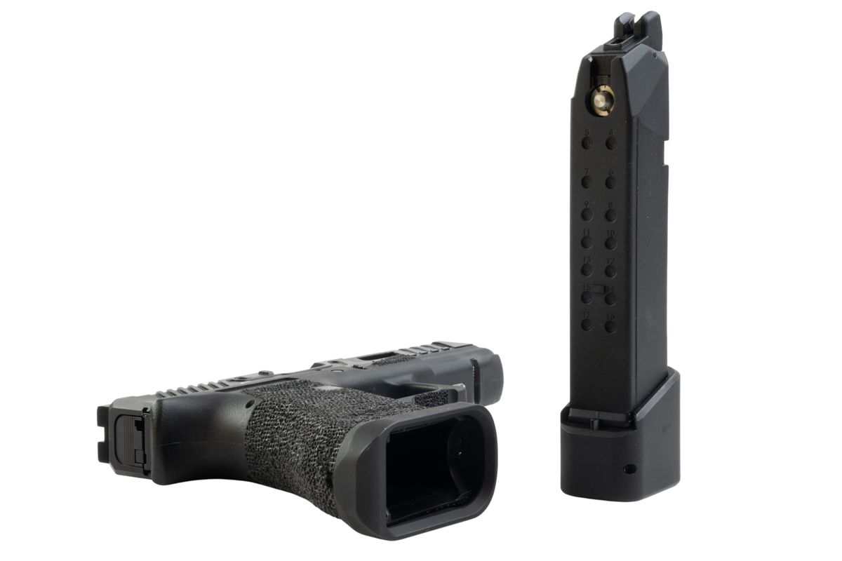 Army Armament G17 TTI コンバットマスター GBB エアソフトピストル (R34-2) - ブラック