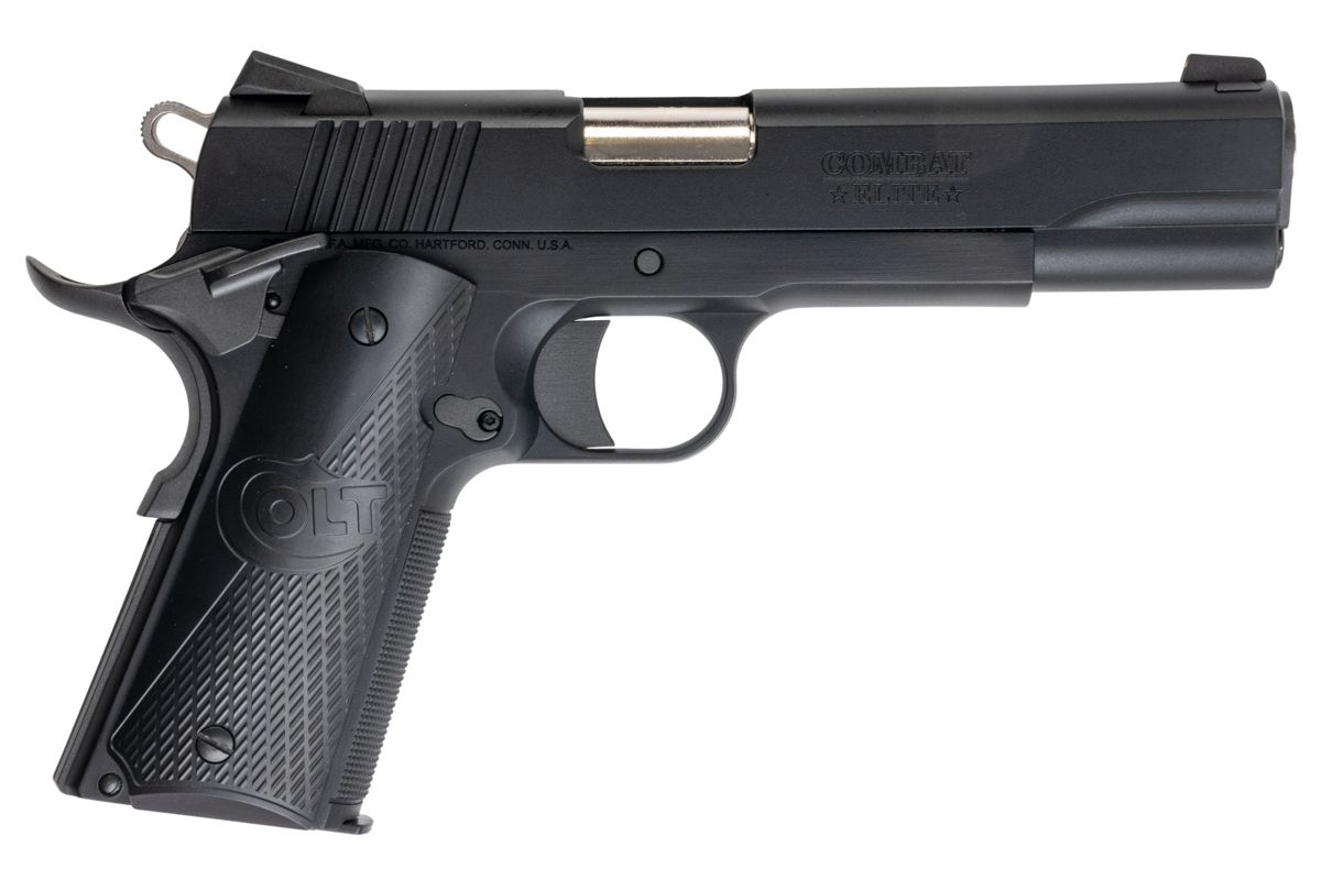 EMG 6mm プロショップ コルトライセンス 1911 コンバットエリートコマンダー GBB エアソフトピストル - BK (アーミー製)