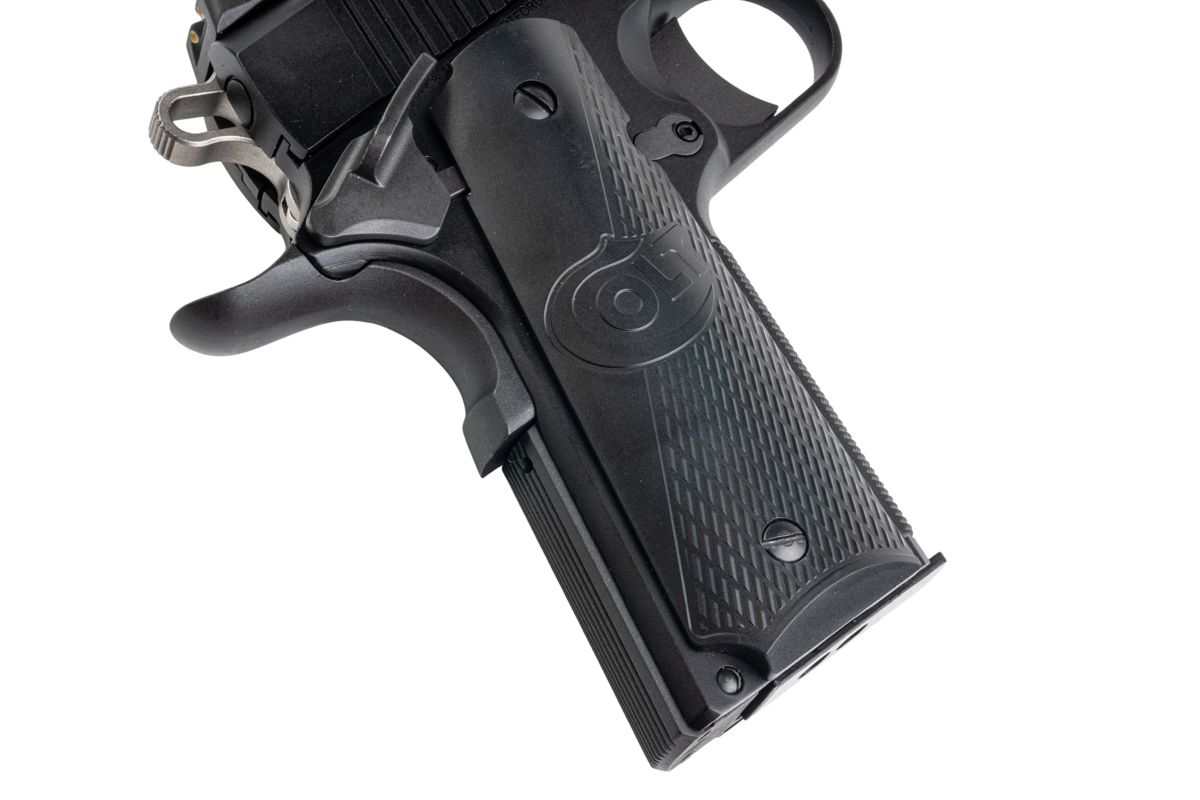 EMG 6mm プロショップ コルトライセンス 1911 コンバットエリートコマンダー GBB エアソフトピストル - BK (アーミー製)