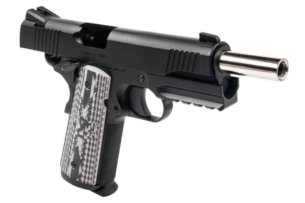 EMGCybergun コルトライセンス1911コンバットユニットGBBエアソフトピストル（T8） - ガバメントバージョン（Army Armament製）